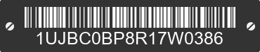 2024 JAY FLIGHT 267BHS 1UJBC0BP8R17W0386 VIN decoded