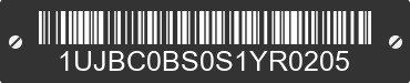 2025 JAY FLIGHT 287 BHS 1UJBC0BS0S1YR0205 VIN decoded