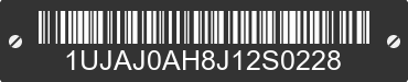 2018 JAYCO Jayco 1UJAJ0AH8J12S0228 VIN decoded