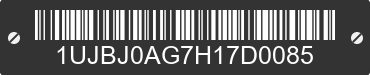 2017 JAYCO Jayco 1UJBJ0AG7H17D0085 VIN decoded
