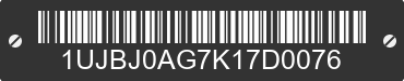 2019 JAYCO Jayco 1UJBJ0AG7K17D0076 VIN decoded