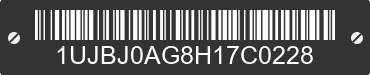 2017 JAYCO Jayco 1UJBJ0AG8H17C0228 VIN decoded