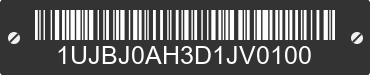 2013 JAYCO Jayco 1UJBJ0AH3D1JV0100 VIN decoded