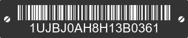 2017 JAYCO Jayco 1UJBJ0AH8H13B0361 VIN decoded