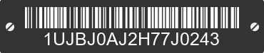 2017 JAYCO Jayco 1UJBJ0AJ2H77J0243 VIN decoded