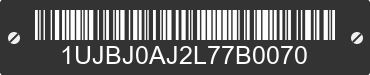 2020 JAYCO Jayco 1UJBJ0AJ2L77B0070 VIN decoded
