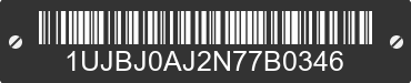 2022 JAYCO Jayco 1UJBJ0AJ2N77B0346 VIN decoded