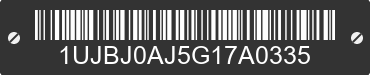 2016 JAYCO Jayco 1UJBJ0AJ5G17A0335 VIN decoded