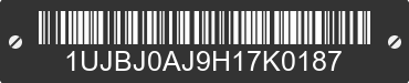 2017 JAYCO Jayco 1UJBJ0AJ9H17K0187 VIN decoded