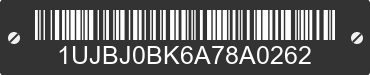2010 JAYCO Jayco 1UJBJ0BK6A78A0262 VIN decoded