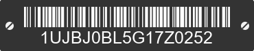 2016 JAYCO Jayco 1UJBJ0BL5G17Z0252 VIN decoded