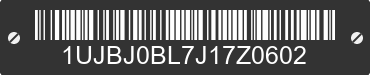2018 JAYCO Jayco 1UJBJ0BL7J17Z0602 VIN decoded