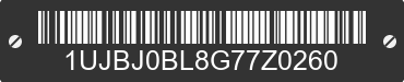 2016 JAYCO Jayco 1UJBJ0BL8G77Z0260 VIN decoded