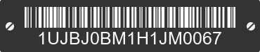 2017 JAYCO Jayco 1UJBJ0BM1H1JM0067 VIN decoded