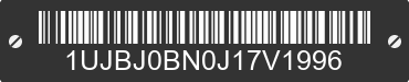 2018 JAYCO Jayco 1UJBJ0BN0J17V1996 VIN decoded