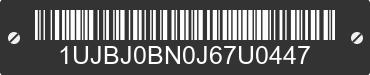 2018 JAYCO Jayco 1UJBJ0BN0J67U0447 VIN decoded