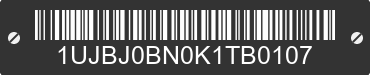 2019 JAYCO Jayco 1UJBJ0BN0K1TB0107 VIN decoded