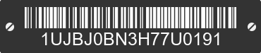 2017 JAYCO Jayco 1UJBJ0BN3H77U0191 VIN decoded