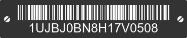 2017 JAYCO Jayco 1UJBJ0BN8H17V0508 VIN decoded