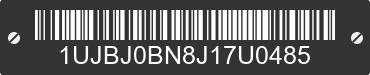 2018 JAYCO Jayco 1UJBJ0BN8J17U0485 VIN decoded