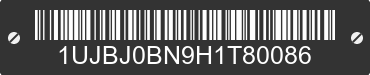 2017 JAYCO Jayco 1UJBJ0BN9H1T80086 VIN decoded