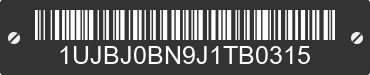 2018 JAYCO Jayco 1UJBJ0BN9J1TB0315 VIN decoded