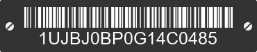 2016 JAYCO Jayco 1UJBJ0BP0G14C0485 VIN decoded