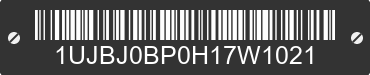 2017 JAYCO Jayco 1UJBJ0BP0H17W1021 VIN decoded