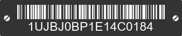 2014 JAYCO Jayco 1UJBJ0BP1E14C0184 VIN decoded