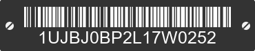 2020 JAYCO Jayco 1UJBJ0BP2L17W0252 VIN decoded