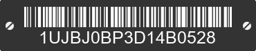 2013 JAYCO Jayco 1UJBJ0BP3D14B0528 VIN decoded