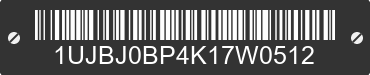 2019 JAYCO Jayco 1UJBJ0BP4K17W0512 VIN decoded