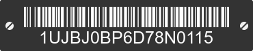 2013 JAYCO Jayco 1UJBJ0BP6D78N0115 VIN decoded