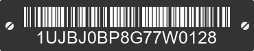 2016 JAYCO Jayco 1UJBJ0BP8G77W0128 VIN decoded