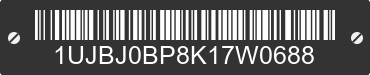 2019 JAYCO Jayco 1UJBJ0BP8K17W0688 VIN decoded