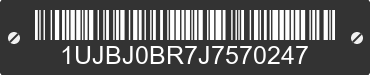 2018 JAYCO Jayco 1UJBJ0BR7J7570247 VIN decoded