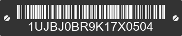 2019 JAYCO Jayco 1UJBJ0BR9K17X0504 VIN decoded
