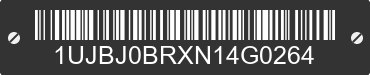 2022 JAYCO Jayco 1UJBJ0BRXN14G0264 VIN decoded