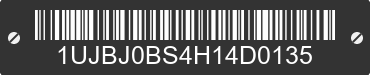 2017 JAYCO Jayco 1UJBJ0BS4H14D0135 VIN decoded