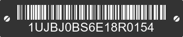 2014 JAYCO Jayco 1UJBJ0BS6E18R0154 VIN decoded