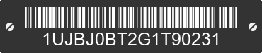2016 JAYCO Jayco 1UJBJ0BT2G1T90231 VIN decoded