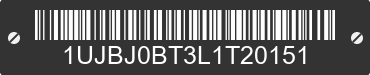 2020 JAYCO Jayco 1UJBJ0BT3L1T20151 VIN decoded
