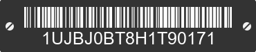2017 JAYCO Jayco 1UJBJ0BT8H1T90171 VIN decoded