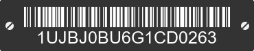2016 JAYCO Jayco 1UJBJ0BU6G1CD0263 VIN decoded