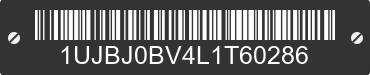 2020 JAYCO Jayco 1UJBJ0BV4L1T60286 VIN decoded