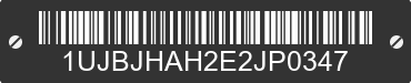 2014 JAYCO Jayco 1UJBJHAH2E2JP0347 VIN decoded