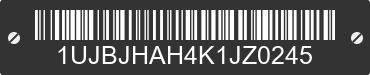 2019 JAYCO Jayco 1UJBJHAH4K1JZ0245 VIN decoded