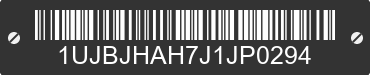 2018 JAYCO Jayco 1UJBJHAH7J1JP0294 VIN decoded