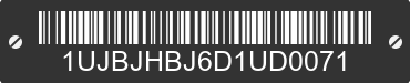 2013 JAYCO Jayco 1UJBJHBJ6D1UD0071 VIN decoded