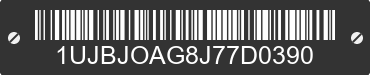 2018 JAYCO Jayco 1UJBJOAG8J77D0390 VIN decoded